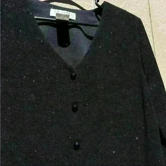 J.R. Nites Woman Vintage Sparkling Evening Jacket - Picture 2 of 10